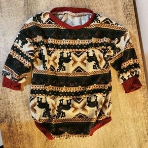 "Ugly" Christmas sweater romper